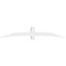 Ekena Millwork Bellingham Architectural Grade PVC Gable Bracket, 108"W x 18"H x 4"D x 6"F, 4/12 Pitch GBP108X18X0406BEL00 - alternate 2